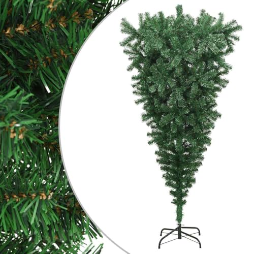 árbol de Navidad Artificial invertido con Soporte Verde 240 cm árbol de Navidad Artificial Christmas Tree