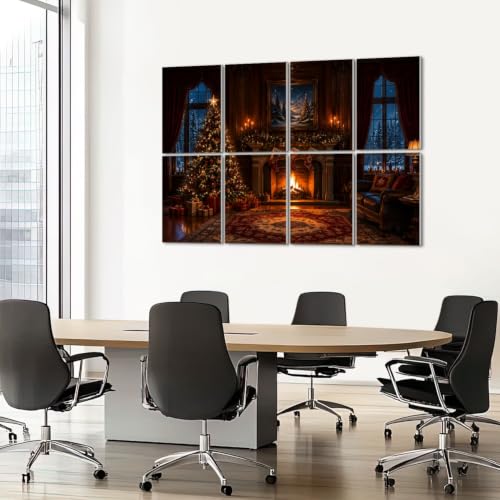 8 Pack Paneles Acústicos Decorativos para Pared 48"x32" - Reducción de Ruido y Eco, Autoadhesivos para Estudios de Grabación y Oficina miniatura 7
