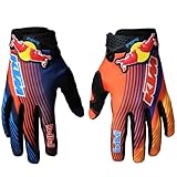 TATACLEA Off-Road Motorcycle,Dirt Bike,ATV, BMX, MTB Racing,Breathable & Non-Slip Outdoor Sports Gloves for Men & Women(Blue,M)