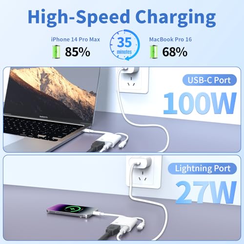 Adaptador USB-C a HDMI para iPhone 17 y 16 que soluciona la carga 5
