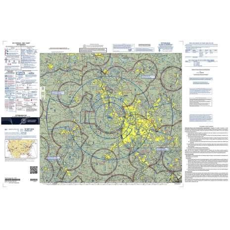 Mapa Aeronáutico VFR TAC Pittsburgh Carta Navegación