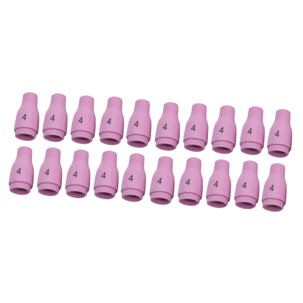 DOITOOL 20 Pcs Soldering Argon Arc Welding Parts Argon Arc Welding Nozzle Welding Torch Ceramics