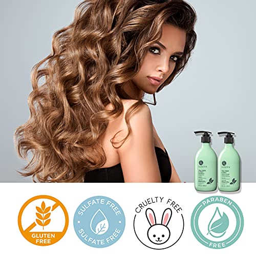 Image of Luseta Tea Tree & Mint Cleansing and Soothing Shampoo 16.9 Oz | For All Hair Types, Nourishing & Invigorating Scalp, Fights Dandruff