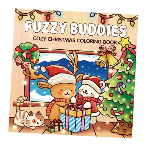 Nishiyuenyi Libro da Colorare di Natale per di Carnevale, Compleanni,