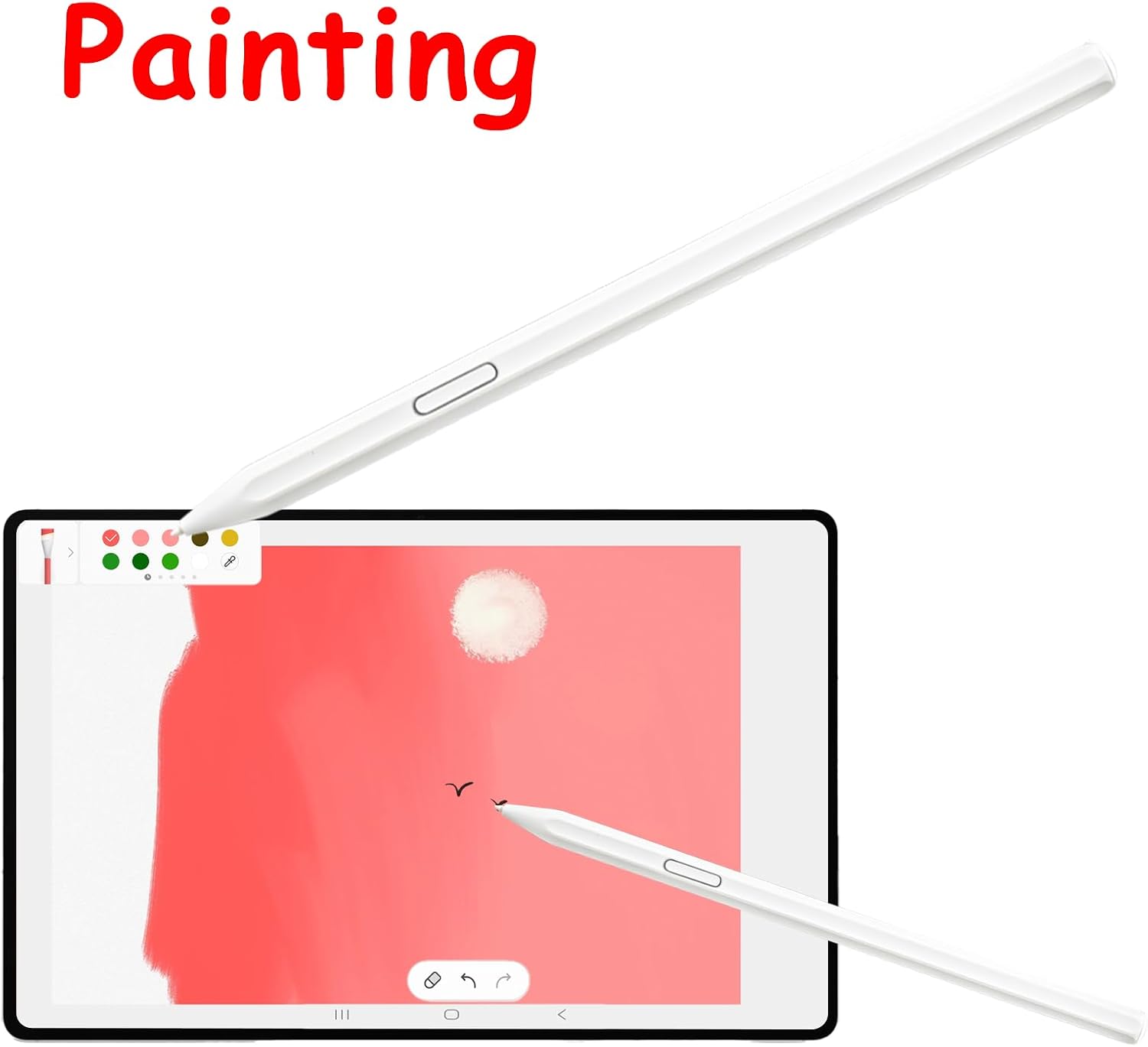 2 Pack Tab S11 S Pen Replacement for Samsung Galaxy Tab S11,Tab S11 Ultra,S Pen Replacement for Galaxy Tab S11/S11 Ultra S Pen with Tips/Nibs,EJ-PX730BWEGUJ(Beige)