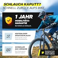 Alphatrail MTB Fahrradschlauch Rick 29 Zoll AV Autoventil 2X Set mit Mobilitätsgarantie I Kompatible Fahrradreifen Schwalbe, Continental, Conti, Maxxis, Onza, WTB, Michelin & Kenda – Ansicht 3