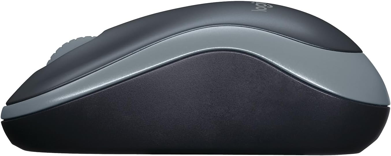 Logitech M185 Wireless Mouse for Windows, Mac and Linux - Silver
