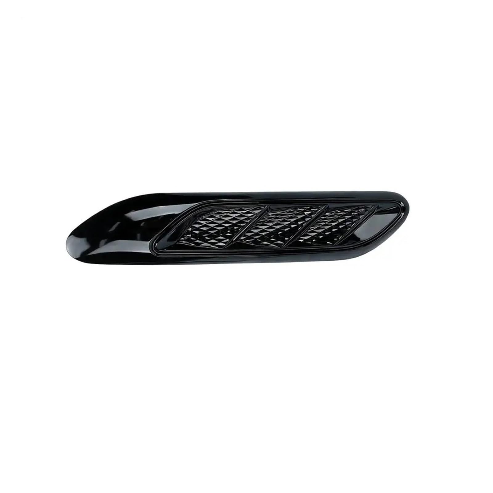 Couvercle d'aération du capot 2 pièces universel en Fiber carbone voiture décorative flux d'air d'admission Scoop capot évent couverture autocollants