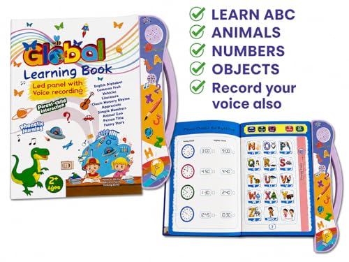 Image of Braintastic Kids Novelty Hindi Learning Reusable Slate Book | Hindi Varnamala, Numbers Practice | Early Learning Toy for 2+ Years (Global Learning Book)
