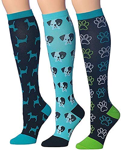 Krystle Girl's colorful Long Over Knee-High Socks (Multicolor)-(Pack of 3)