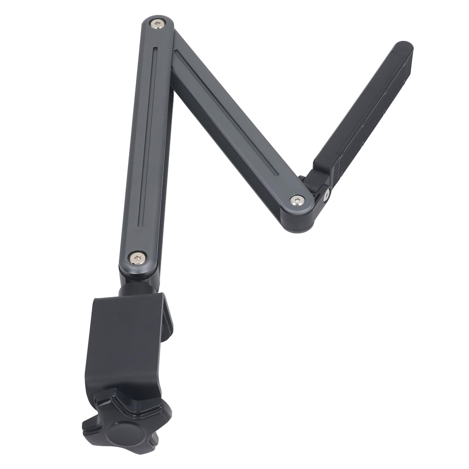 Supporto per tablet, supporto regolabile per, braccio professionale girevole a 360 gradi, pieghevole, in lega di alluminio, per scrivania.
