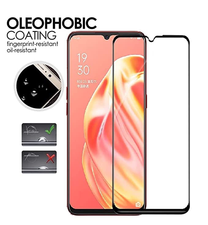 Image of ZARALA Tempered Glass Screen Protector Compatible for (Black) with Edge to Edge Coverage and Easy Installation kit (Redmi 12C)