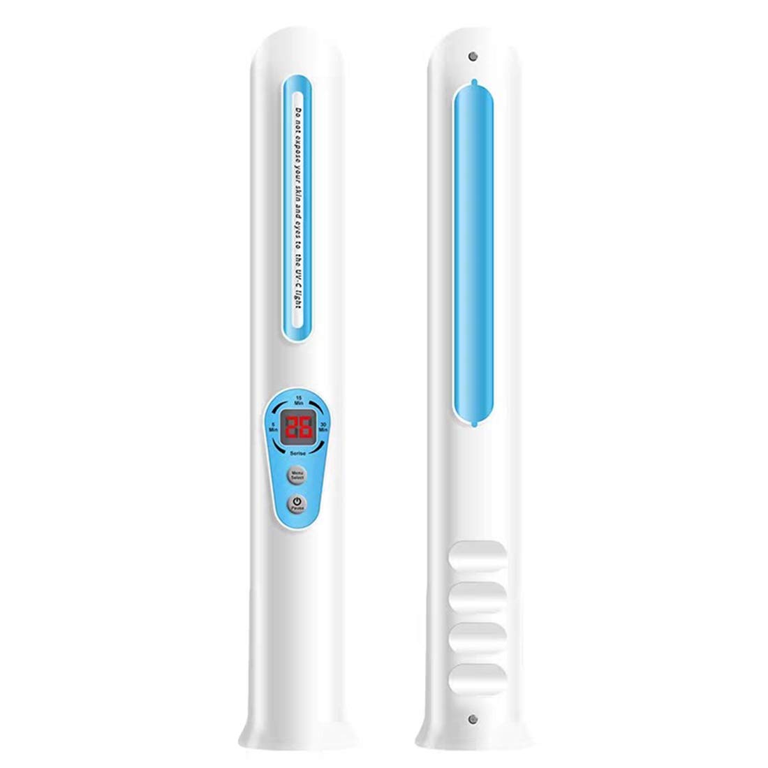 Sterylizatory ultrafioletowe ręczna lampa owadobójcza UV, ładowanie USB przenośna sterylizator ultrafioletowa różdżka pomiar do domu, biura i podróży