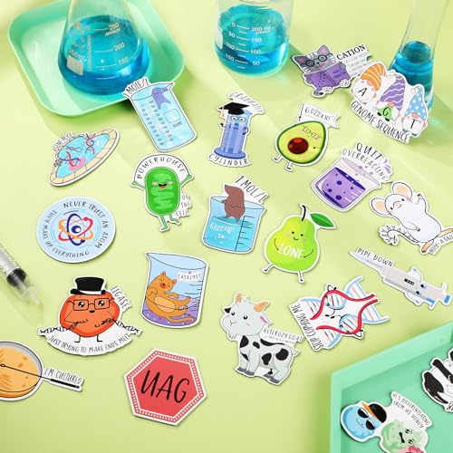 25 imanes decorativos de químicas para refrigerador miniatura 4