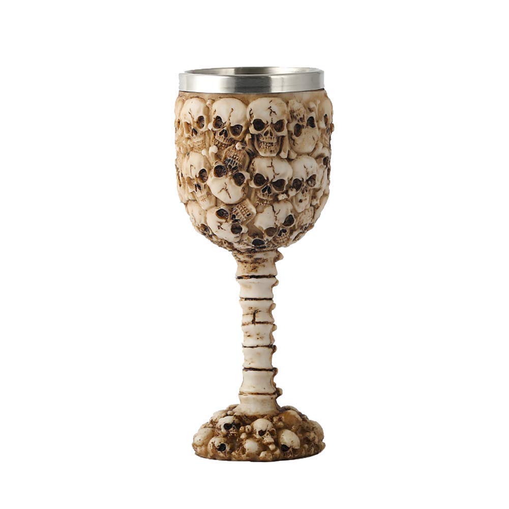 Gobelet crâne inox lavable pour boisson fraîche sans arrière-goût