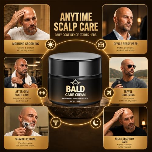 50ml Crèmes Chauves, Idratante E Riparatore Skinhead Care, Usage Quotidien – vue 7