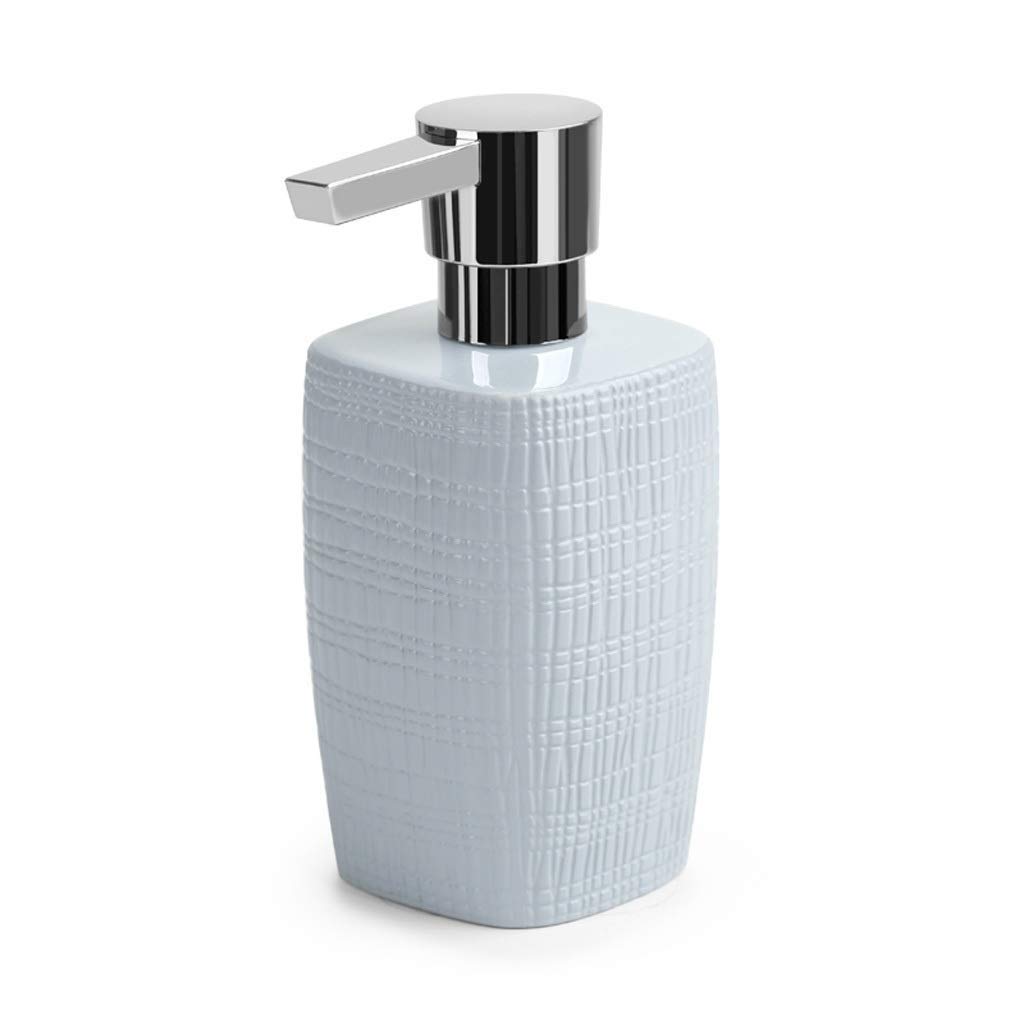 Dozownik mydła - ceramiczny dozownik mydła łazienkowego w płynie i balsamie do kąpieli