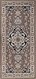 Superior Indoor Runner Rug, Plush Carpet Cover, Traditional Oriental Medallion,...