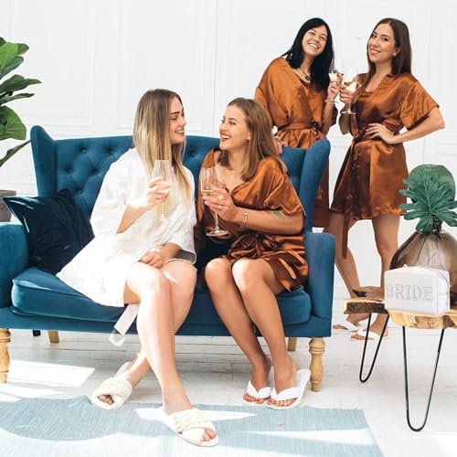 Bridal Shower Gifts, Bride to Be Letter Makeup Bag with Pearl Rhinestone Fuzzy Bride Slippers, Hair Clip Wedding Engagement Gifts for Her, Bachelorette gifts2