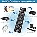 MYHGRC Universal Remote Control for All TVs, Blu-ray/DVD Players, Streaming Media Players, Soundbars, Cable Boxes and All Audio/Vido Devices - TV/DVD/AUX/CBL 4 in 1 Universal Remote Easy Setup