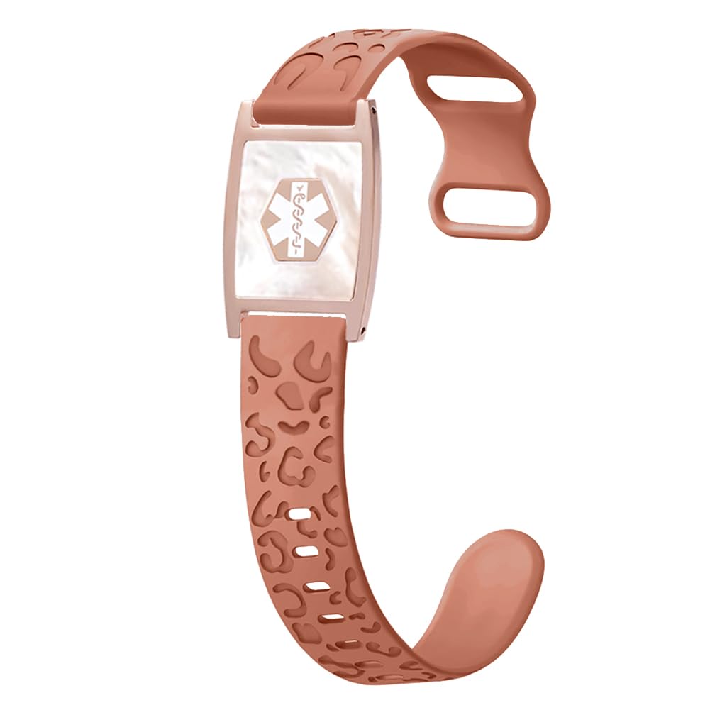 Personalized Medic Gifts: Custom Engraved Emergency ID Bracelet, Stainless Steel & Silicone, 6-7.5in