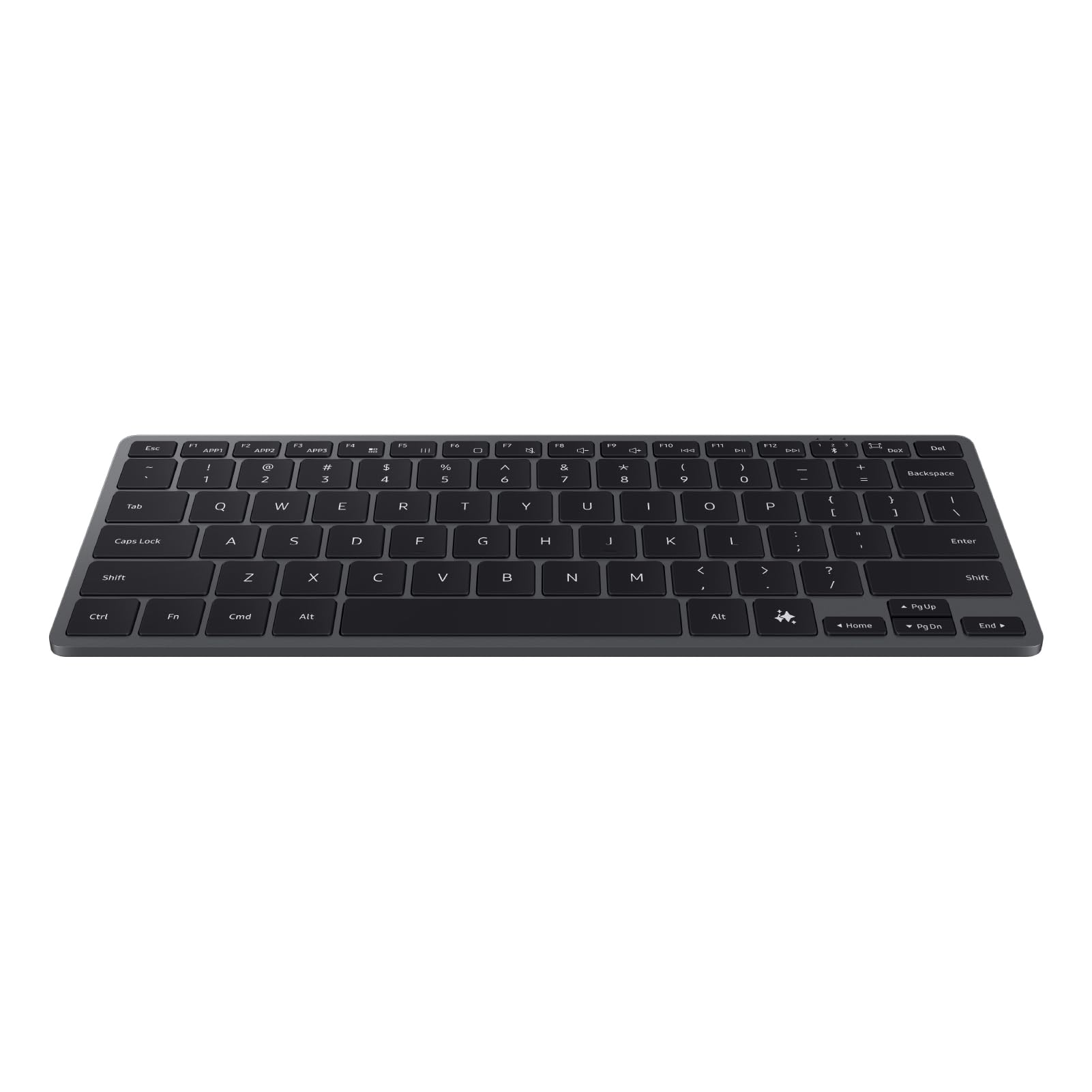 Samsung Smart Keyboard, Bluetooth Multi-Device Keyboard for Galaxy Phones, Tablets & Laptops, Slim Lightweight Design, AI Shortcut Key, Long Battery Life, EJ-B7800UBEGUJ, Dark Gray
