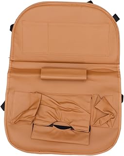Wakauto 1 Peça Protetor Traseiro De Couro Organizador De Armazenamento Do Banco Traseiro Organizador De Carro Organizador De Tablet Suporte De Tablet Organizador Traseiro Para Mesa Banco