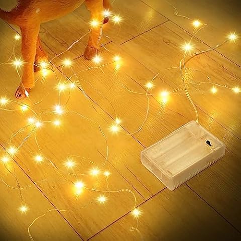Romwish Guirlande Lumineuse 12M 120LED Cover