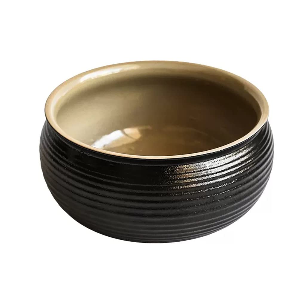 WOTZOV Salad Bowl Nordic Creative Large Noodle Bowl Household Ceramic Salad Bowl Restaurant Dessert Fruit Bowl Soup Bowl Tableware Kitchen Supplies1，E2pc