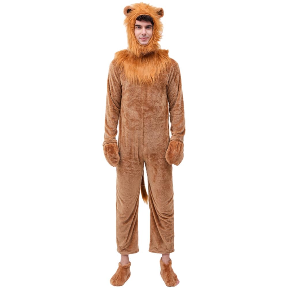 Amazon.co.jp: コスチューム 長髪 ライオン 衣装 ハロウィーン