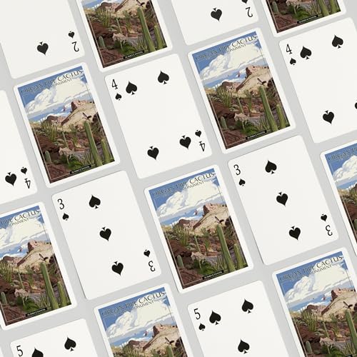 Baraja Póker Organ Pipe Cactus, 52 Cartas Tamaño Póker miniatura 4