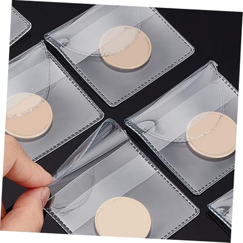 100Pcs Clear Coin Holders Coin Collection Supplies for Coin Collectors Transparent Coin Pouches for Organizing Commemorative Coins and Currency3