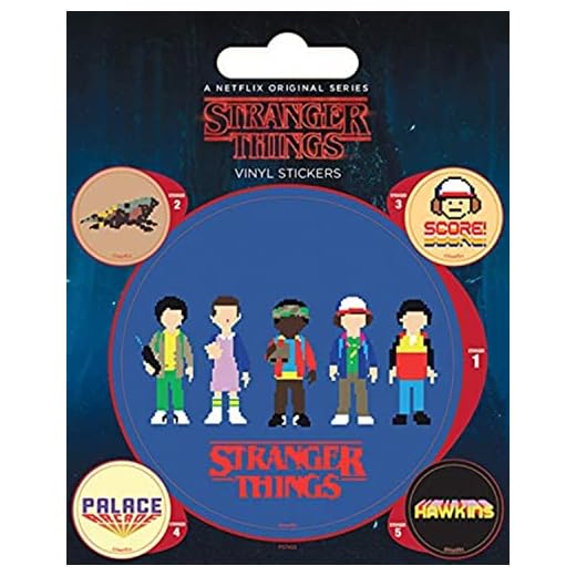 Pyramid RD-RS461583 Pegatinas Vinilo Stranger Things Arcade, Multicolor, 10 X 12.5 Cm