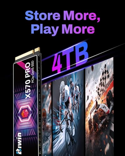 Image of BIWIN Black Opal X570 PRO 2TB SSD Gen5x4 Read Speed up to 14000MB /s, NVMe M.2 2280 PCIe Internal Gaming Solid State Drive with 6nm Controller for Laptop & Desktop