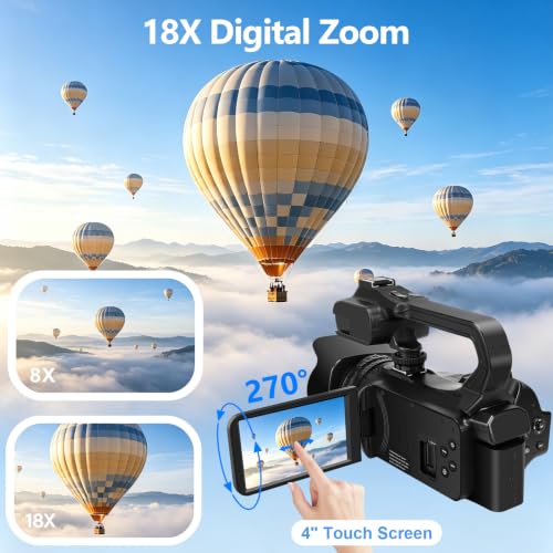 Image of Ultra 8K 64MP Camcorder Video Camera Vlogging for YouTube