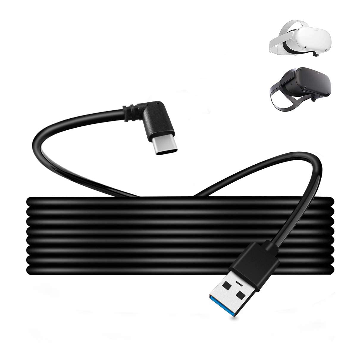 KASTWAVE Oculus Quest 2 Link Cable VR Compatible Accessories (16 Feet / 5 Meters)