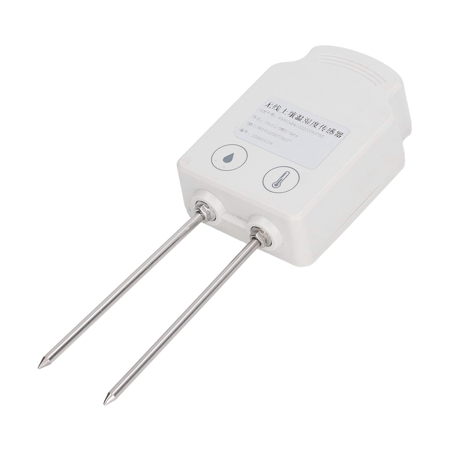 Tbest Medidores de Suelo, Detector Inalámbrico de Temperatura y Humedad, Transmisor de Sensor de Humedad del Suelo con Sonda de 10 Cm
