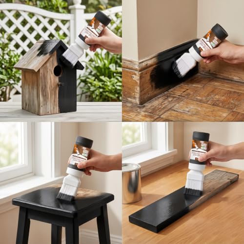 Image of Black Touch-Up Paint Pen for Wood,Furniture,Cabinets,Metal,6.35 Oz