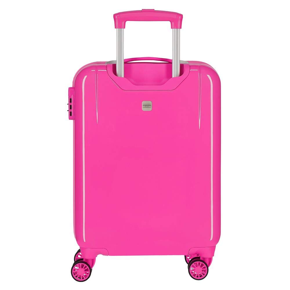 Movom Save The Planet Maleta de Cabina rígida, Rosa | 55cm
