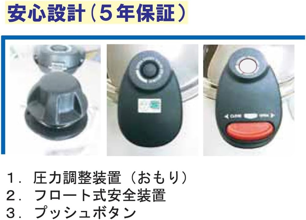 Amazon.co.jp: ワンダーシェフ wonderchef 圧力鍋 Pro MIDDLE 両手圧力  