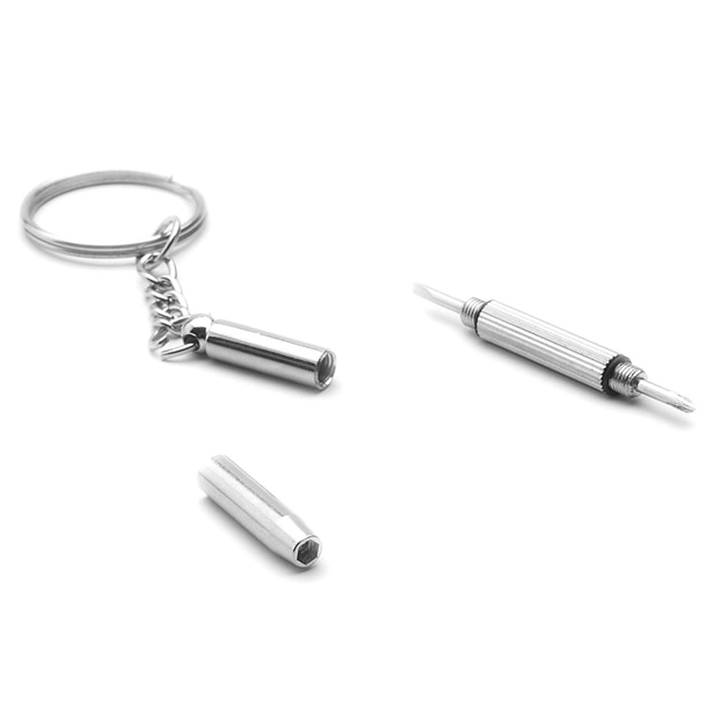Set di cacciaviti 3in1 Cacciavite for Occhiali da Vista, Kit di Riparazione for Orologi da Sole, Cacciavite, Portachiavi