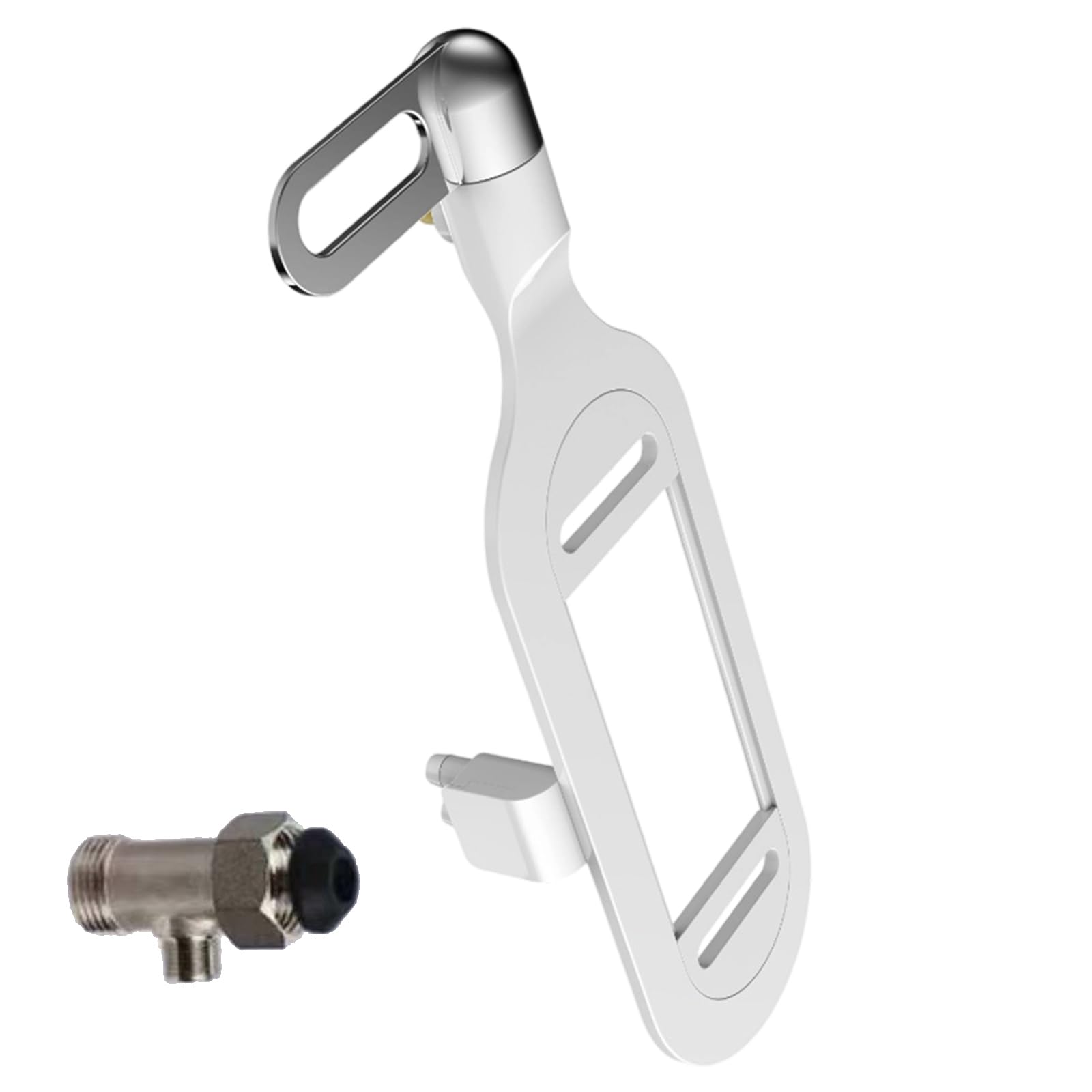 Kalttoy Bidet Toilet Seat Attachment Thin Cold Water Not Electric Bidets Double Nozzle for Feminine Posterior Wash Toilet Bidet Attachment