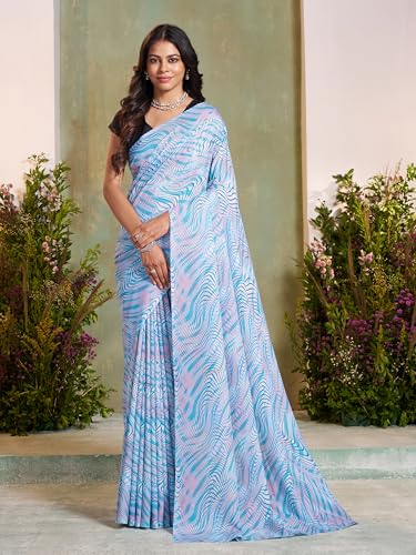 Image of Garden Vareli Art Silk Abstract Printed Saree