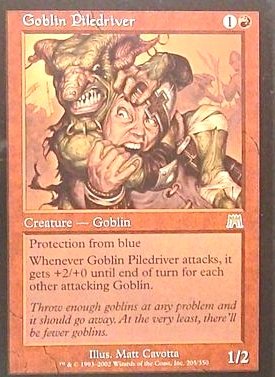 Goblin Piledriver 4枚セット　オンスロート　群衆追い Amazon.co.jp: MTG ONS [FOIL] ゴブリンの群衆追い/Goblin