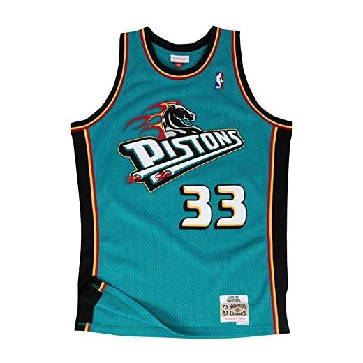 Mitchell & Ness Replica Swingman NBA Jersey HWC 33 Grant Hill Detroit Pistons Basketball Trikot