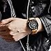 BENYAR Relojes para Hombre Analógico Movimiento Cuarzo Cronografo Impermeable Luminoso Moda Casual Reloj de Pulsera Correa de Cuero Elegante Regalo para Hombre Imagen de BENYAR Relojes para Hombre Analógico Movimiento Cuarzo Cronografo Impermeable Luminoso Moda Casual Reloj de Pulsera Correa de Cuero Elegante Regalo para Hombre
