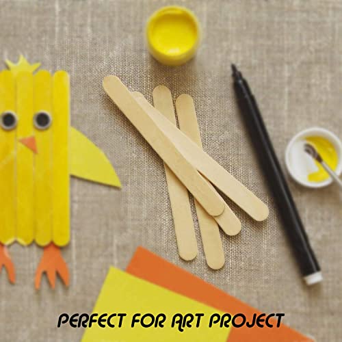 Magicfly 1000Pcs Popsicle Sticks, Natural Wooden Food Grade Craft Sticks, 4-1/2 Inch Great Bulk Ice Cream Sticks For Craft Project, Home Decoration #TOP3