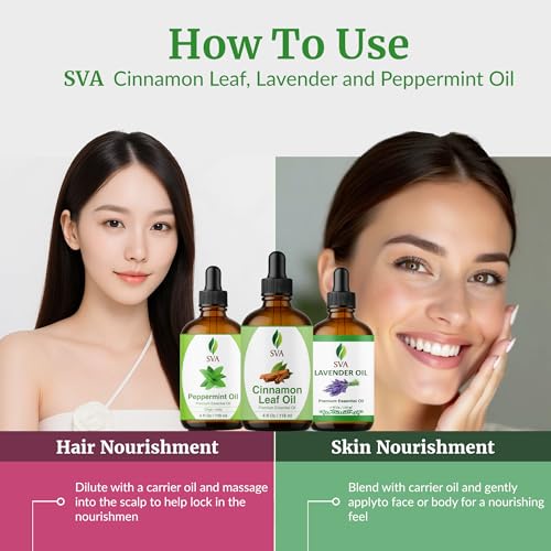 Aceite Esencial SVA Canela, Lavanda y Menta 4oz Combo miniatura 5