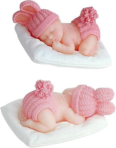 Miniatura 1 de Jabón de silicona para bebé, recién nacido, para decoración de tartas, decoración de tartas, decoración de cupcakes, de silicona para velas