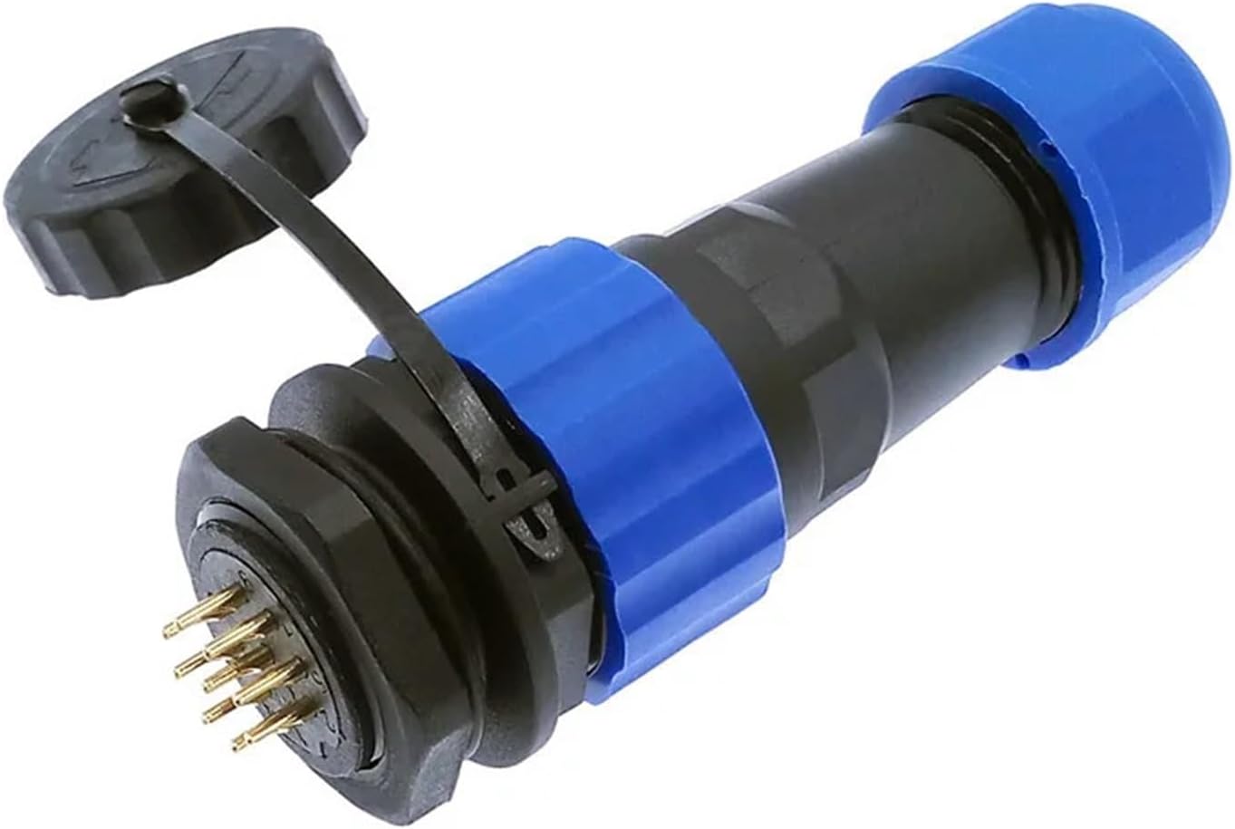 1PCS SP20 Straight Waterproof Connector 2 pin 3/4/5/6/7/8/9/10/12/14Pin IP68 Industrial Cable Connector(9 pin)